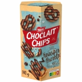 Choclait Chips Salzbrezeln mit Schokolade, 140g, FDC 08/22