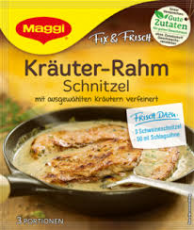 Maggi Fix - Kräuter-Rahm Schnitzel