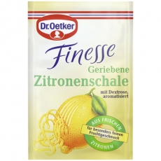 Dr. Oetker Finesse Geriebene Zitronenschale, 3 unidades