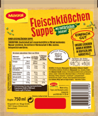 Maggi Fleischklößchen-Suppe